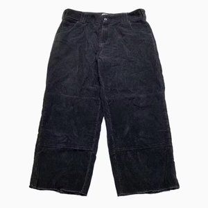 Dickies Pants Dickies Skateboarding Black Corduroy Baggy Fit